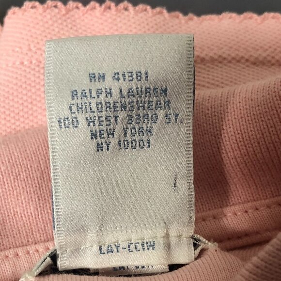 Ralph LAUREN - Light Pink Long Sleeve Infant Dress - Size 9M - Picture 4 of 5